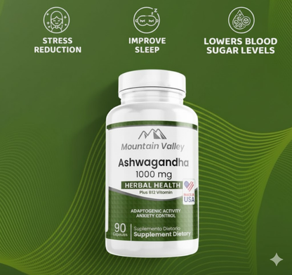 ASHAWAGANDA + B12 X 90 CÁPSULAS